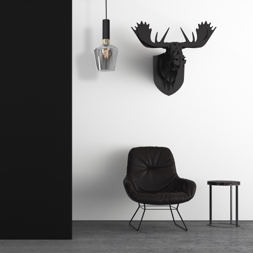 Csillár ROMA BLACK 1xE27 / 60W / 230V