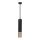Csillár rúdon 1xGU10/35W/230V 30 cm fekete/arany