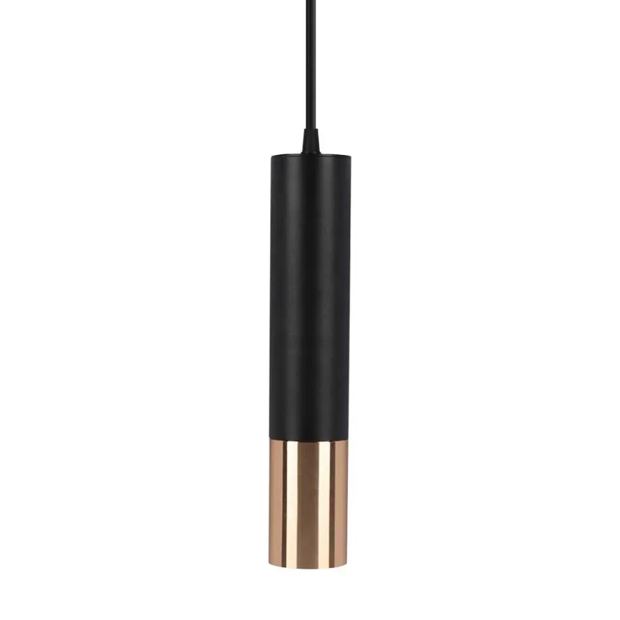 Csillár rúdon 1xGU10/35W/230V 30 cm fekete/arany