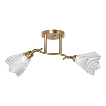 Csillár rúdon 2xE14/60W/230V arany