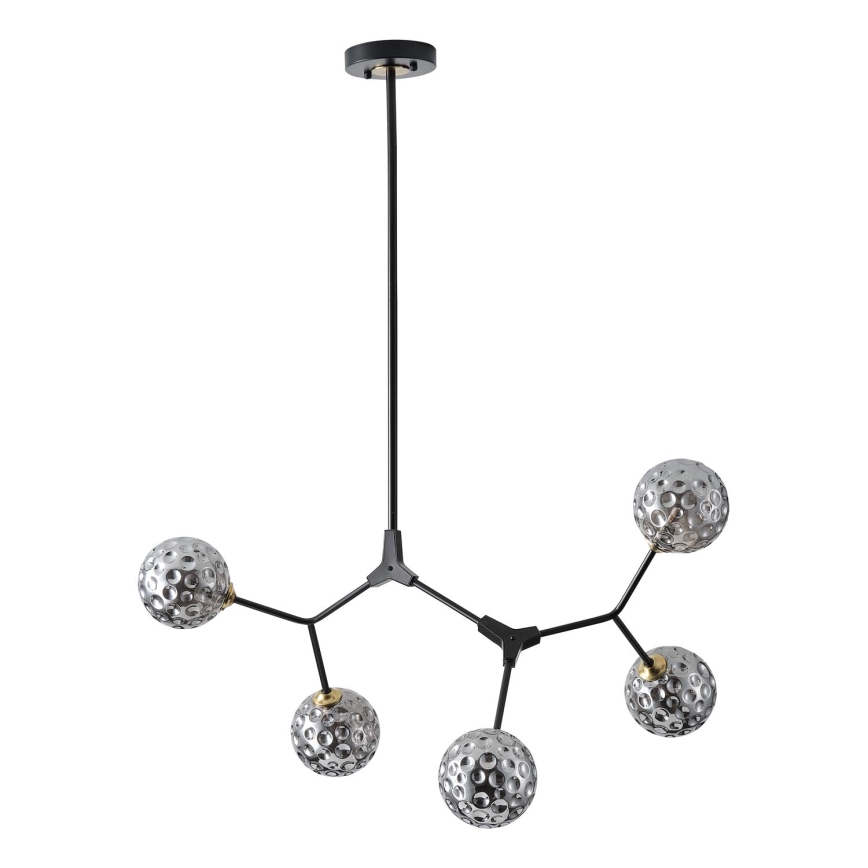 Csillár rúdon 5xG9/15W/230V szürke