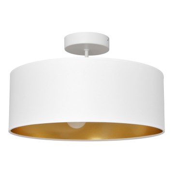 Csillár rúdon ALBA 3xE27/15W/230V fehér/arany