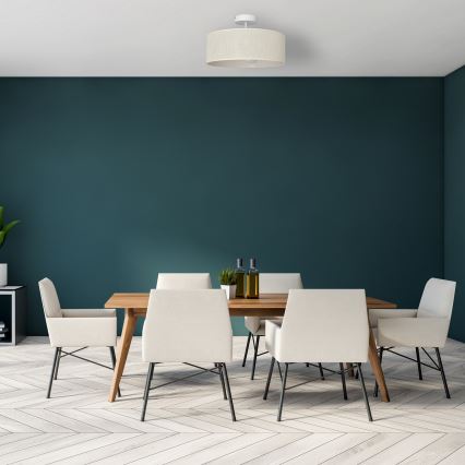 Csillár rúdon ALBA 3xE27/15W/230V krém