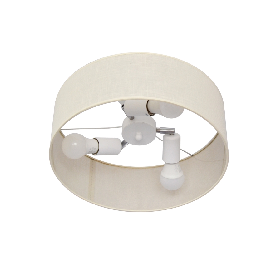 Csillár rúdon ALBA 3xE27/15W/230V krém