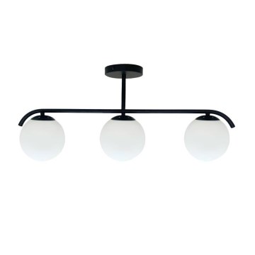 Csillár rúdon AMADEO 3xE14/40W/230V fekete