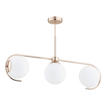 Csillár rúdon  ASTANA 3xE14/10W/230V arany