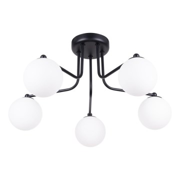 Csillár rúdon ASTRAL 5xG9/8W/230V fekete