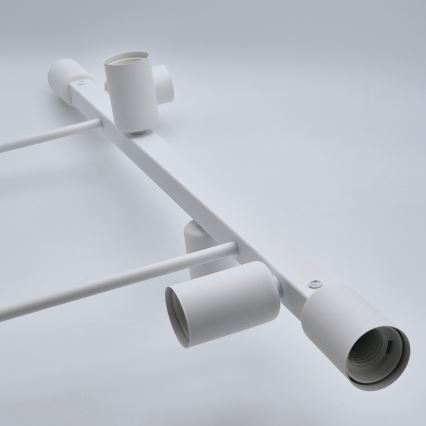 Csillár rúdon ASTRID 6xE27/60W/230V fehér