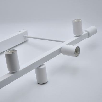 Csillár rúdon ASTRID 8xE27/60W/230V fehér