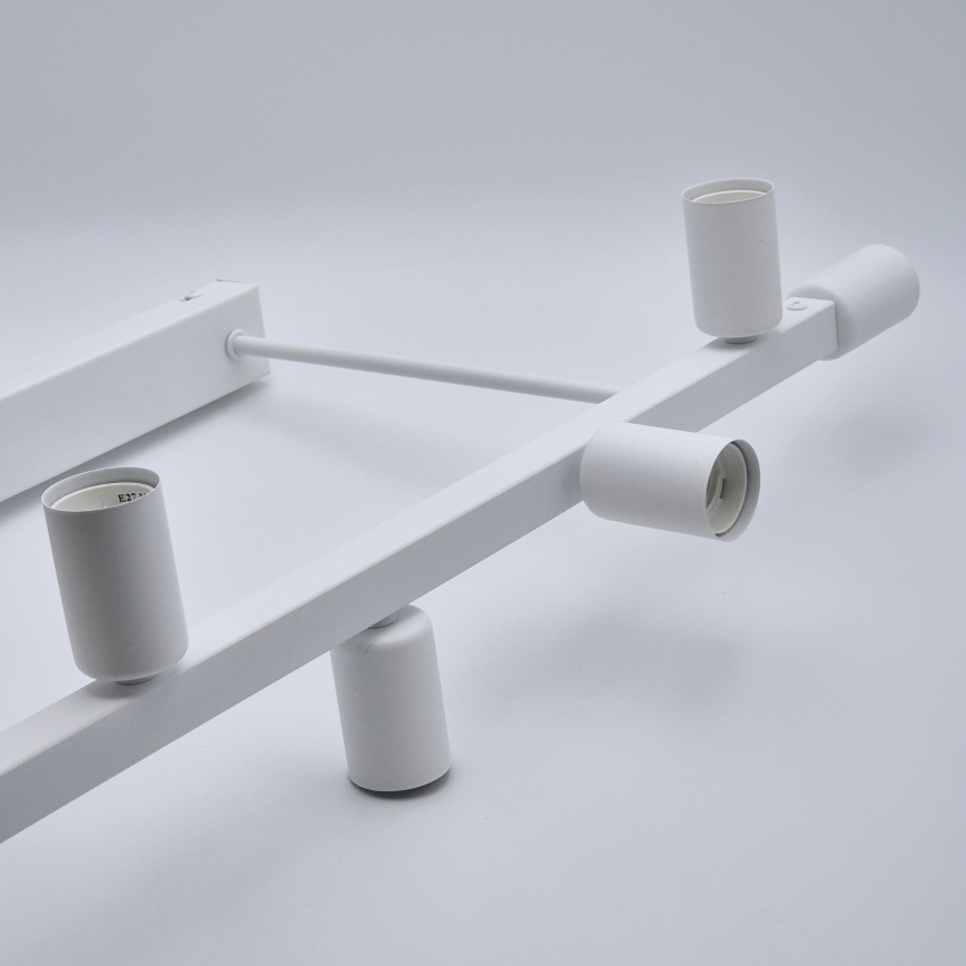 Csillár rúdon ASTRID 8xE27/60W/230V fehér