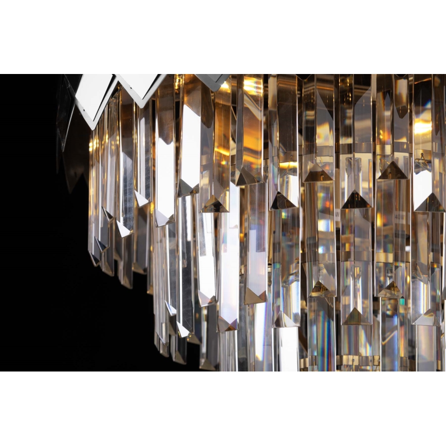 Csillár rúdon CARISMA 9xE14/40W/230V matt króm