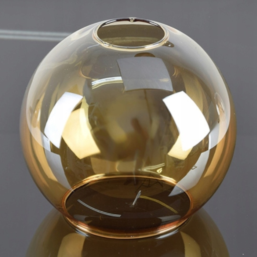 Csillár rúdon FLEX 3xE27/60W/230V fekete/füstös bézs