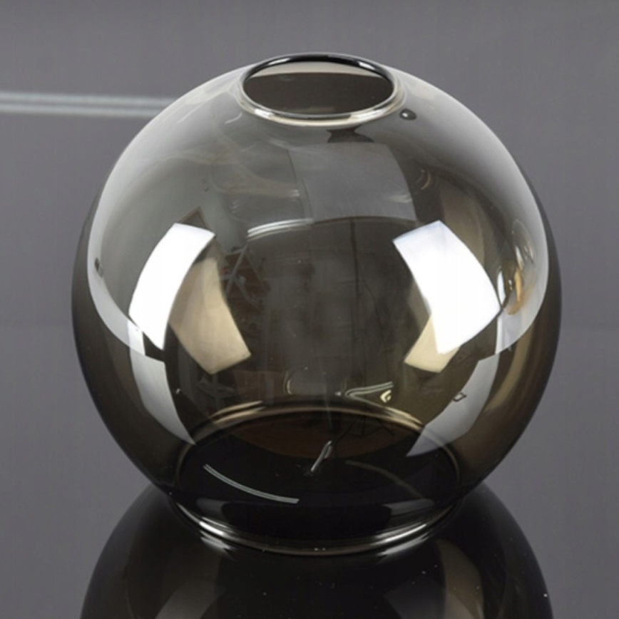 Csillár rúdon FLEX 3xE27/60W/230V fekete/füstös fekete