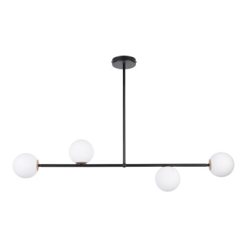 Csillár rúdon GAMA 4xG9/12W/230V fekete
