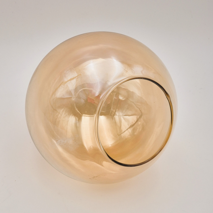 Csillár rúdon LILOU 4xE14/5W/230V arany/fekete/füstös bézs