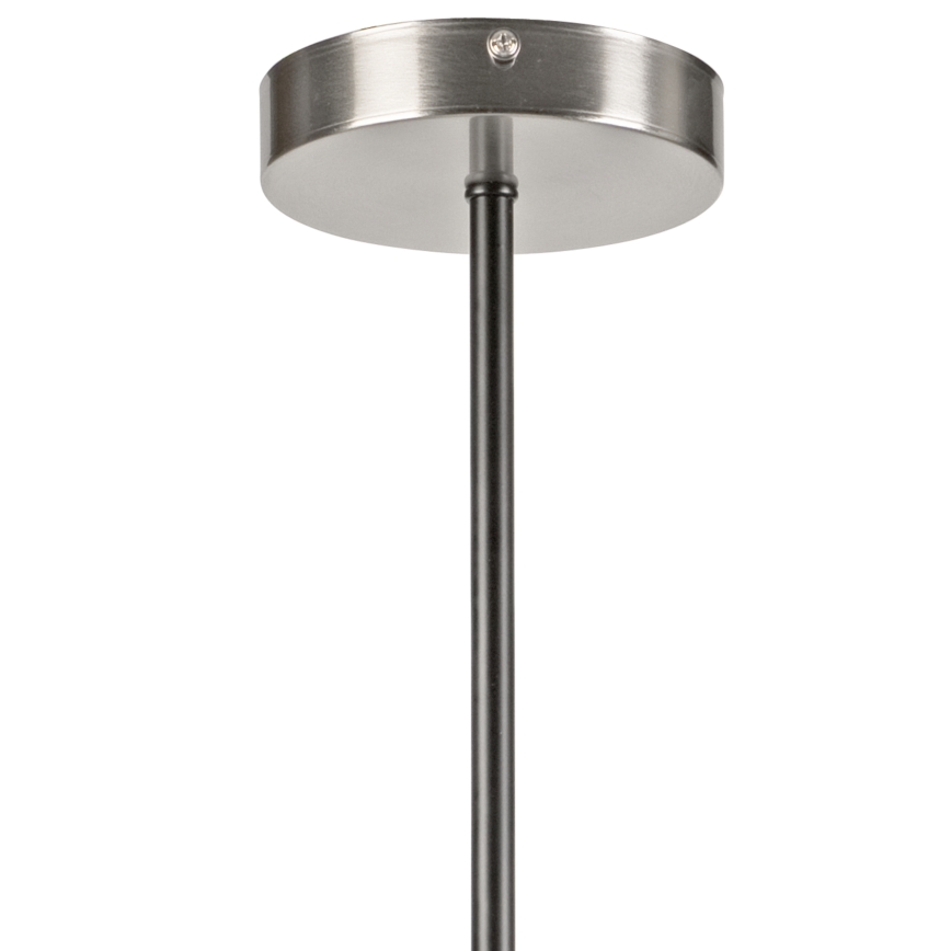 Csillár rúdon LILOU 6xE14/5W/230V matt króm/füstös