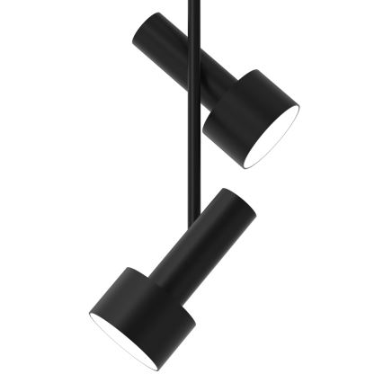 Csillár rúdon LINTERNA 2xGX53/12W/230V fekete