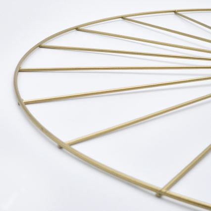 Csillár rúdon MONTANA 1xE27/15W/230V átm. 30 cm arany/fekete