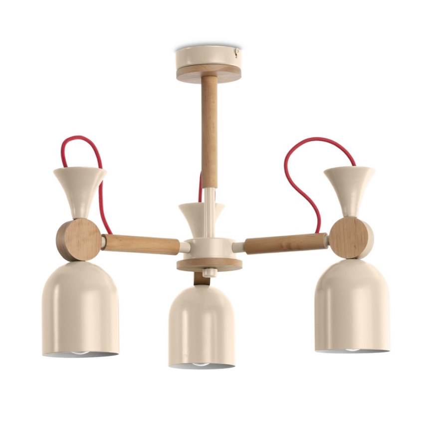 Csillár rúdon MONTE 3xE27/60W/230V