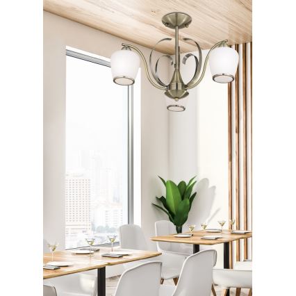 Csillár rúdon OPERA 3xE27/60W/230V