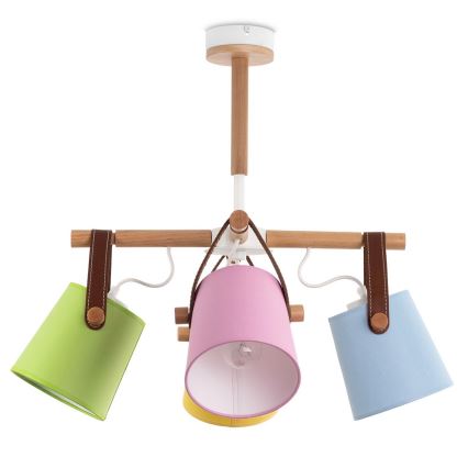 Csillár rúdon RIONI 4xE27/60W/230V