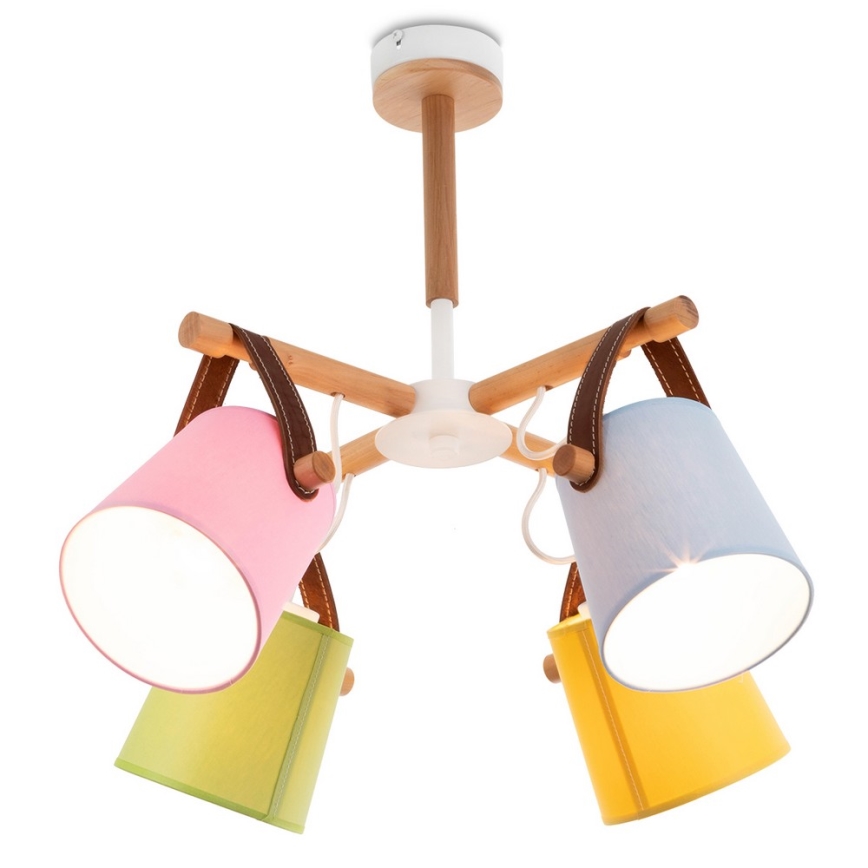 Csillár rúdon RIONI 4xE27/60W/230V