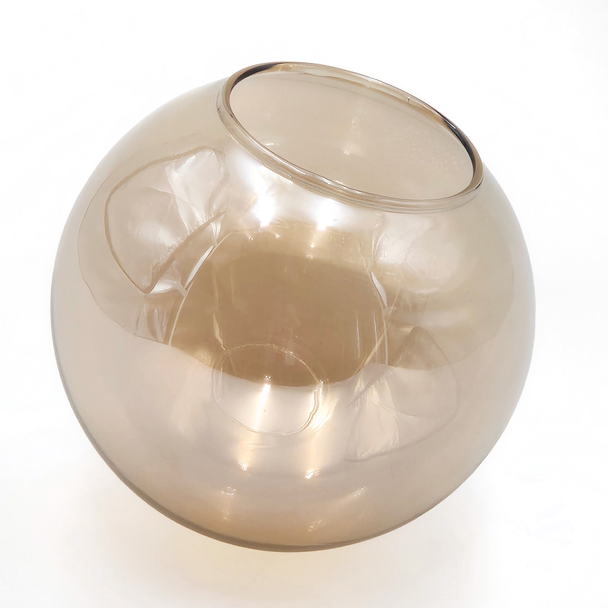 Csillár rúdon ROLLO 5xE14/5W/230V arany/füstös bézs