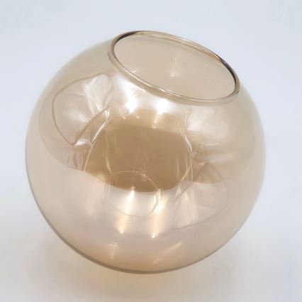 Csillár rúdon ROLLO 8xE14/5W/230V arany/füstös bézs