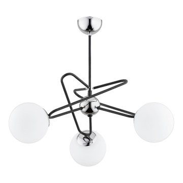 Csillár rúdon  SAGITO 3xE14/10W/230V króm