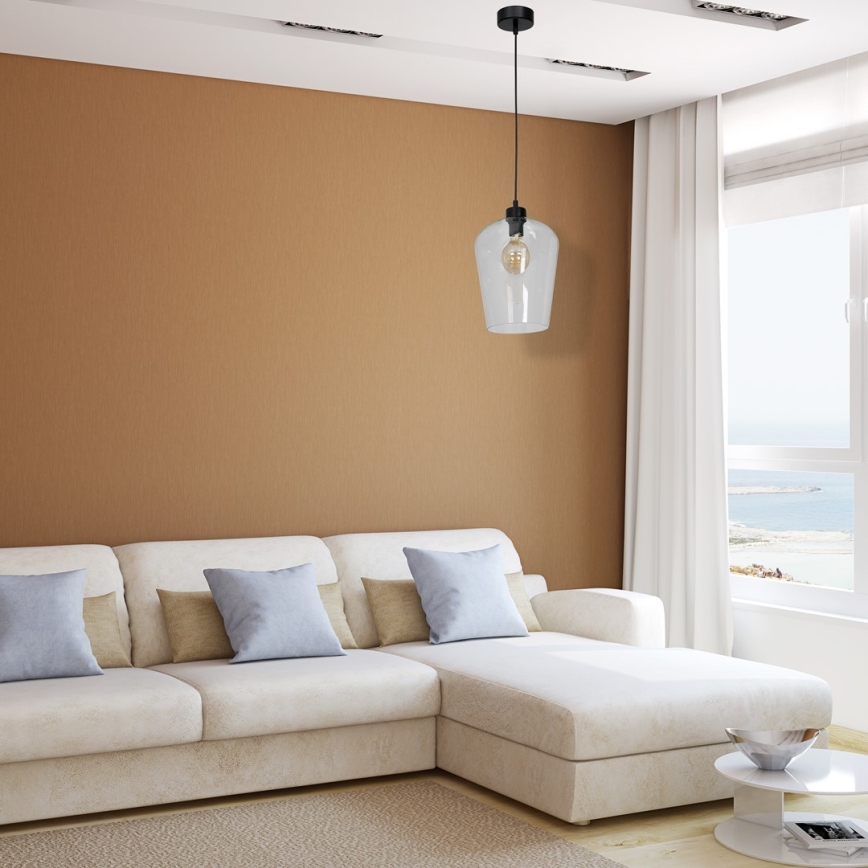 Csillár SANTIAGO 1xE27 / 60W / 230V átlátszó