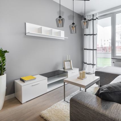 Csillár SANTIAGO 3xE27 / 60W / 230V fekete