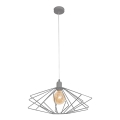 Csillár SATURN 1xE27/15W/230V szürke