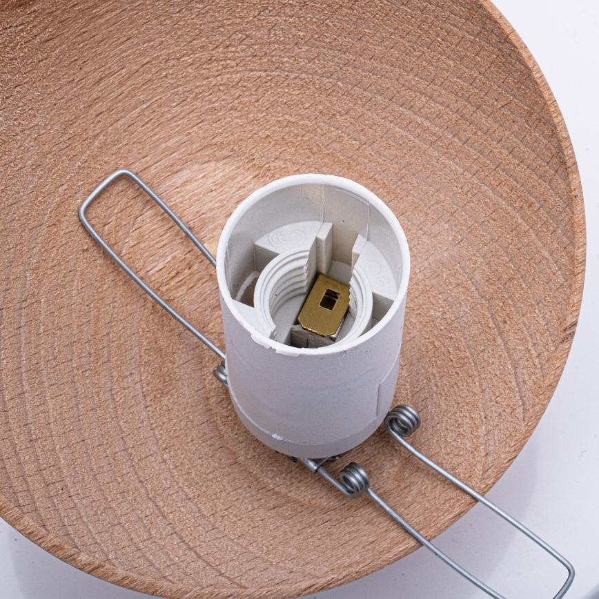 Csillár SFERA WOOD 3xE14/40W/230V fehér