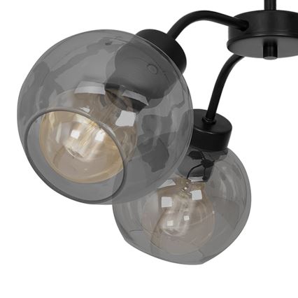 Csillár SOFIA 3xE27/60W/230V fekete