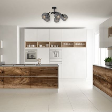 Csillár SOFIA 5xE27/60W/230V fekete