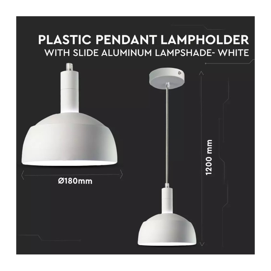 Csillár zsinóron 1xE14/60W/230V fehér