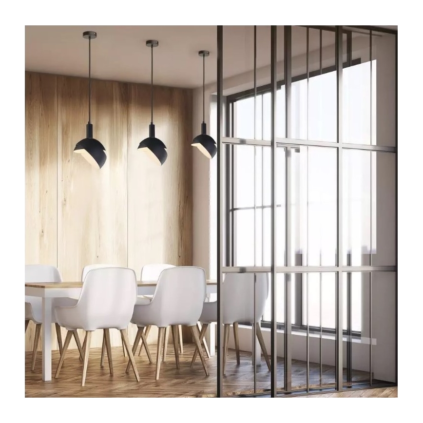 Csillár zsinóron 1xE14/60W/230V fekete