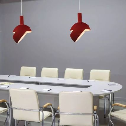 Csillár zsinóron 1xE14/60W/230V piros