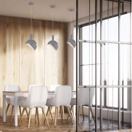 Csillár zsinóron 1xE14/60W/230V szürke