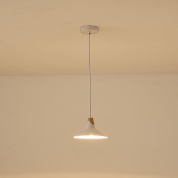 Csillár zsinóron 1xE27/15W/230V fehér