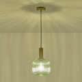 Csillár zsinóron 1xE27/15W/230V zöld pr. 20 cm