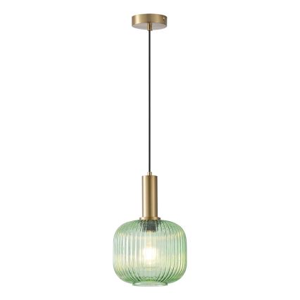 Csillár zsinóron 1xE27/15W/230V zöld pr. 20 cm