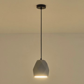 Csillár zsinóron 1xE27/40W/230V szürke