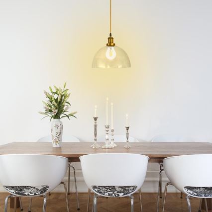 Csillár zsinóron 1xE27/60W/230V átm. 30 cm