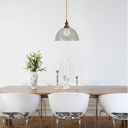 Csillár zsinóron 1xE27/60W/230V átm. 30 cm