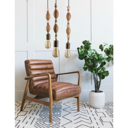 Csillár zsinóron 3xE27/60W/230V