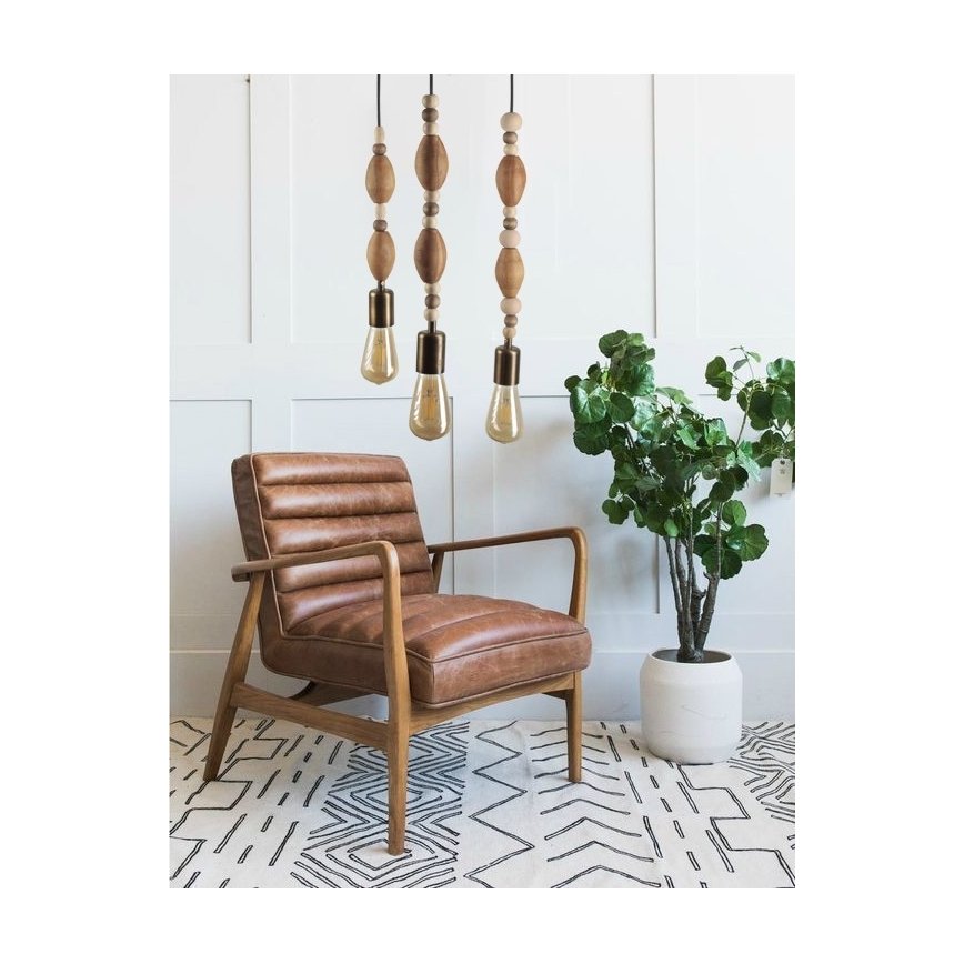 Csillár zsinóron 3xE27/60W/230V