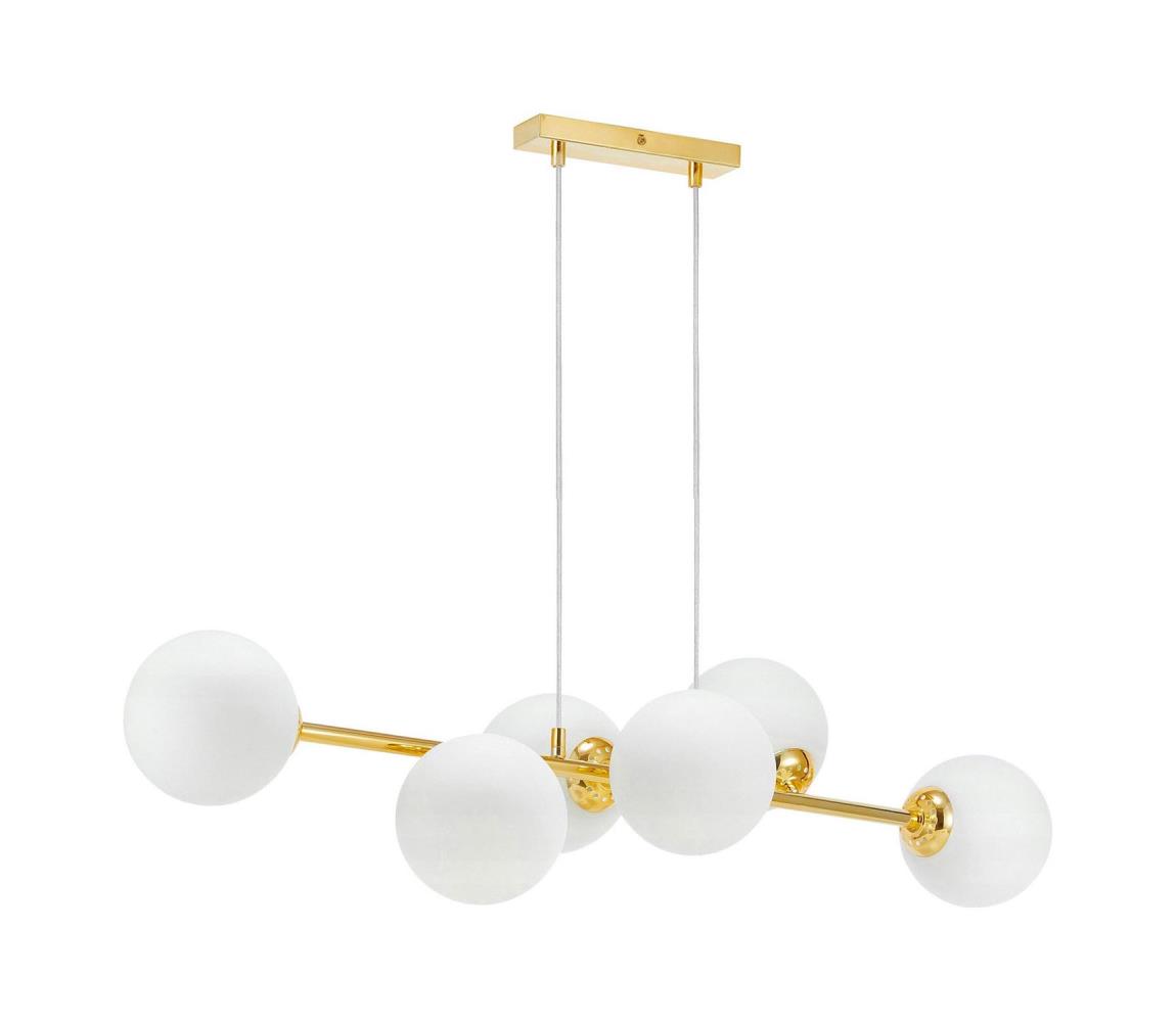 Csillár zsinóron 6xE27/35W/230V arany 5903271845781