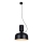Csillár zsinóron ABEL 2xE27/11W/230V átm. 28 cm fekete