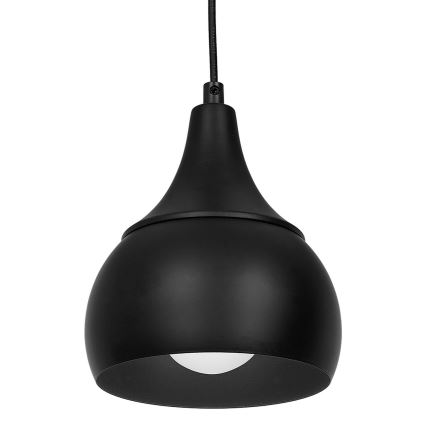 Csillár zsinóron AKTAN 1xE27/60W/230V fekete